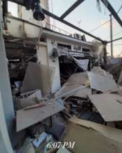 Loris Restaurant after the blasts