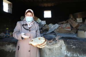 Cash grant recipient bakes bread for income