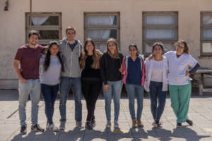 Our team during a visit to a rural school