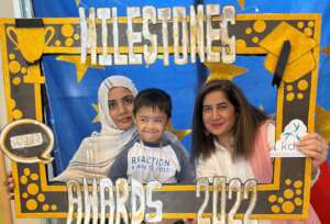 A child during ECI Milestone Celebration