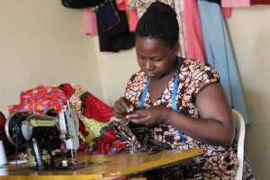Nalongo in her workshop