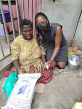 Jaaja doesn't walk, she feeds on hand to mouth