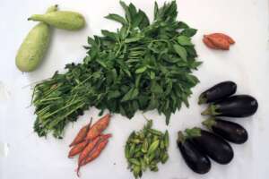 Each parcel is packed with fresh veggies & fruits