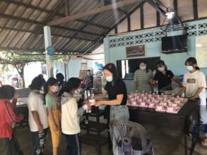 Lunch during training