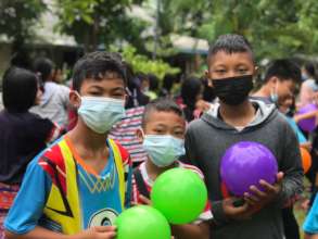 Children enjoy outdoor games
