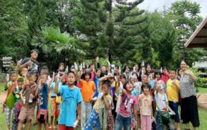 The children enjoyed the activity