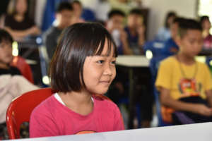 The children enjoyed the activity