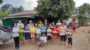 Children learn to raise chickens for life skills
