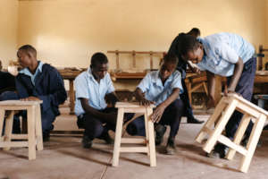 Carpentry and Joinery students at Seed of Hope