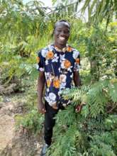 Joshua's brother all smiles, in high school too