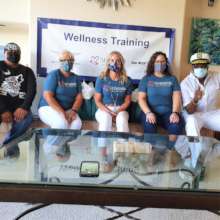 with team from Isa Foundation