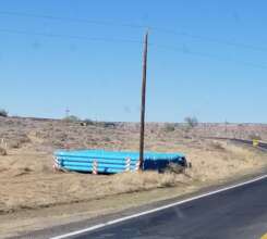 First delivery of water pipes of the HAMP project.