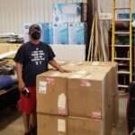 Ernest Tajo receiving filters on the reservation!