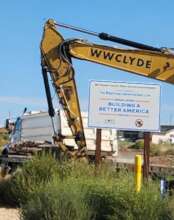 Heavy Equipment yard of the HAMP Project