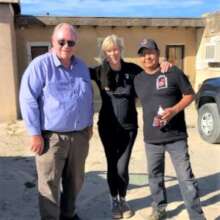 Randy Martha and Ernest on the Resevation