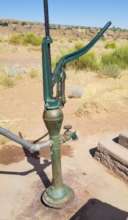 One of many water sources on the Navajo Nation