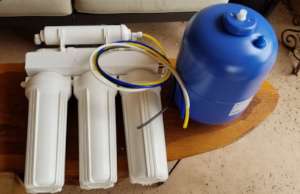 Reverse Osmosis Unit up close