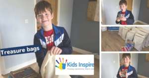 Treasure Bags support and allow play therapy