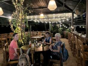 Laura (center) and brigade members Brittany & Jane