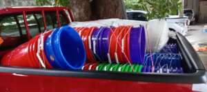 Clean Water Buckets Going to 425 homes