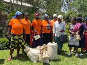 Widows who received inputs give back to the home