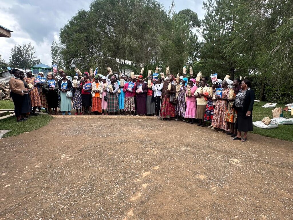 Widows receiving their seeds