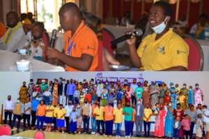 People at World Down Syndrome Day event