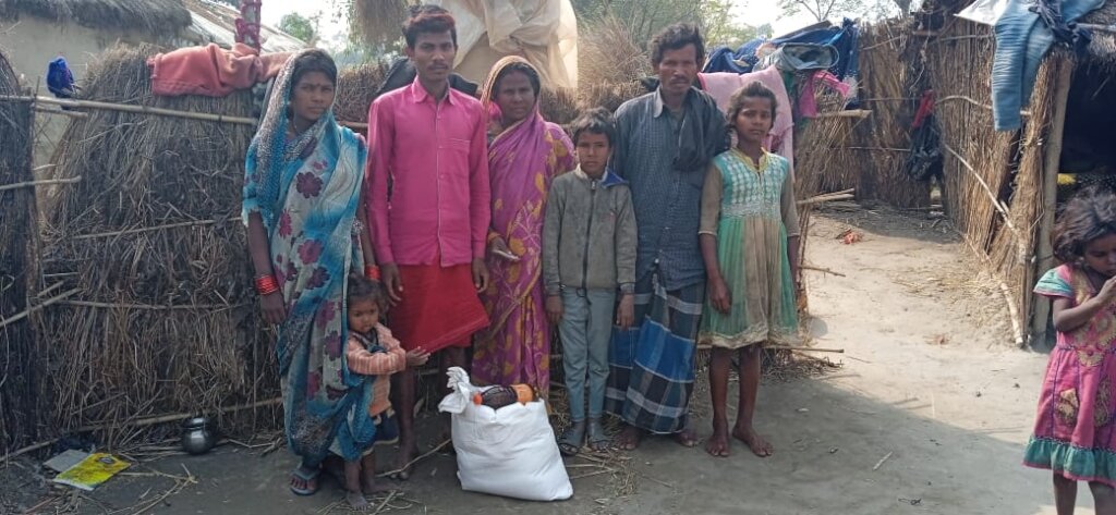 Provide Food Rations to Starving Indian Families