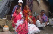 Providing Food Rations to Starving Indian Families