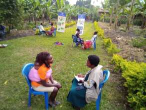 Young mothers learn about SRH one-on-one