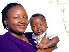 Doreen and baby son
