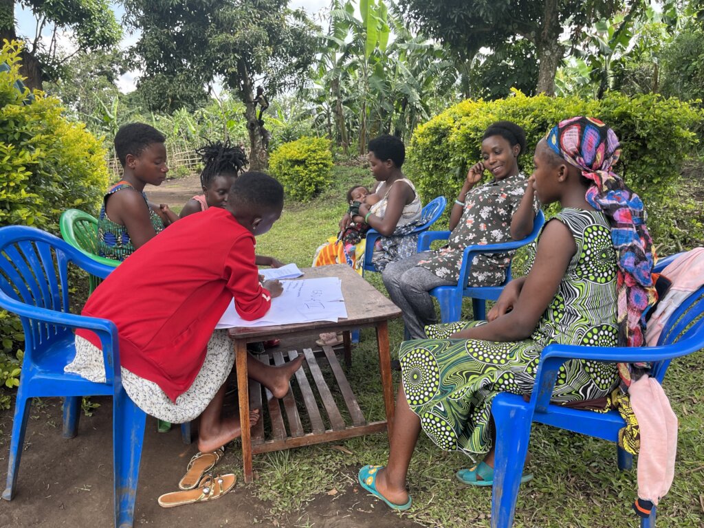 Young mothers at ASRH Gathering, small group