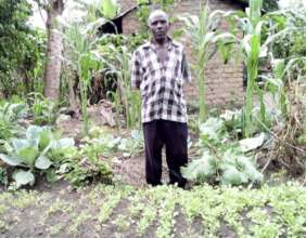 Young mother gardener