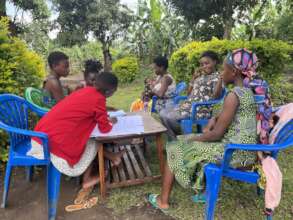 Young mothers at ASRH Gathering, small group