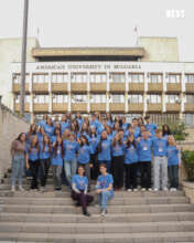 The Student Leaders during the SL Training