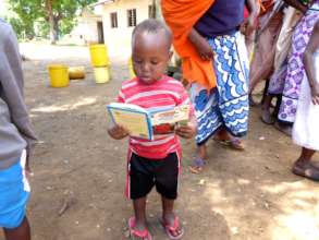 His first look at his very first book