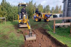 First remove the turf