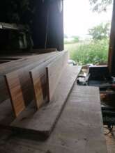Newly processed timber for bird boxes