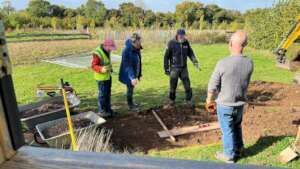 Team takes stock - bringing in the stone