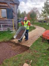 Final load of stone - next step compacting