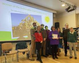 Receiving Hampshire CPRE Award 12th Dec. 2023