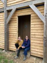 Jo and Sharon at The Cabin