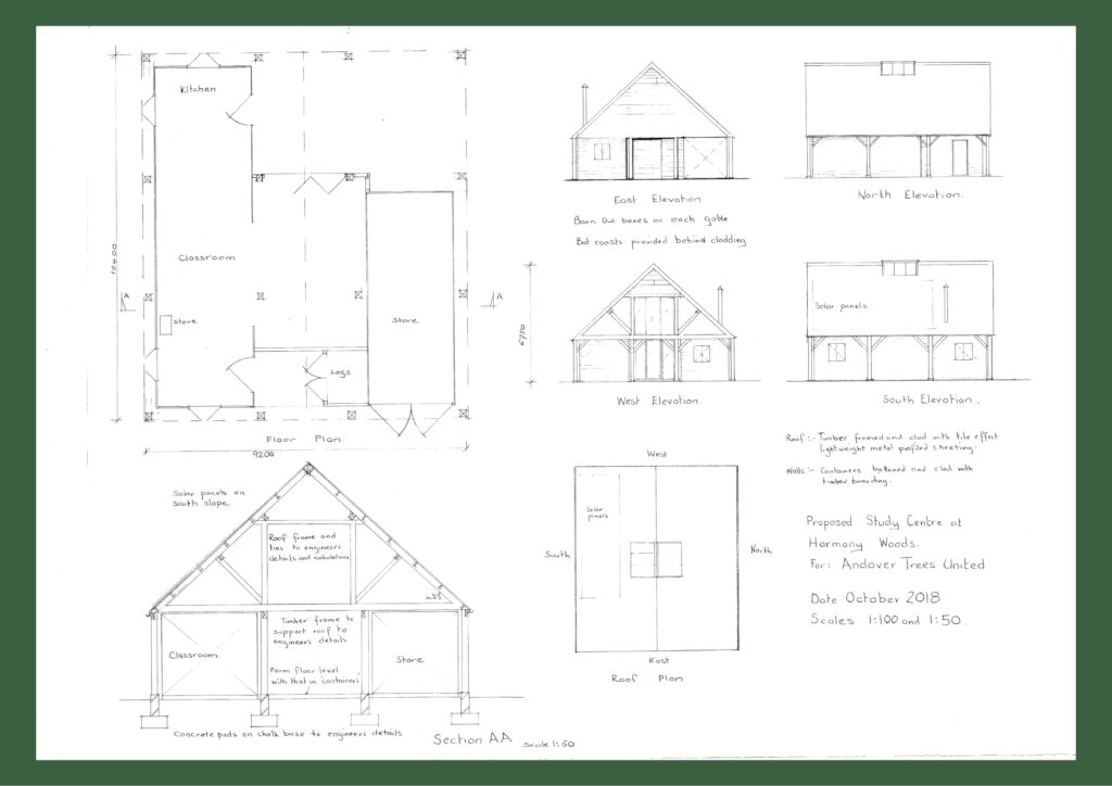 Off-grid Eco-friendly Woodland Classroom