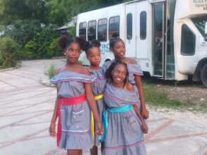 Dancers at the Mother's Day fete