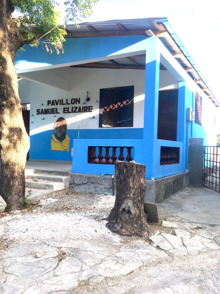Porch of the new Pavilion