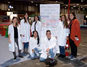 Volunteers performed virus-related educational exp