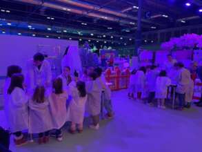 Young Scientists Having Fun