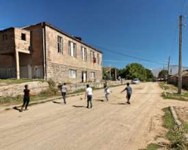 Children have no place to play except the streets.