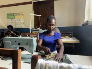In a Dress Designing class