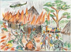 A Picture Drawn by a Former Child Soldier